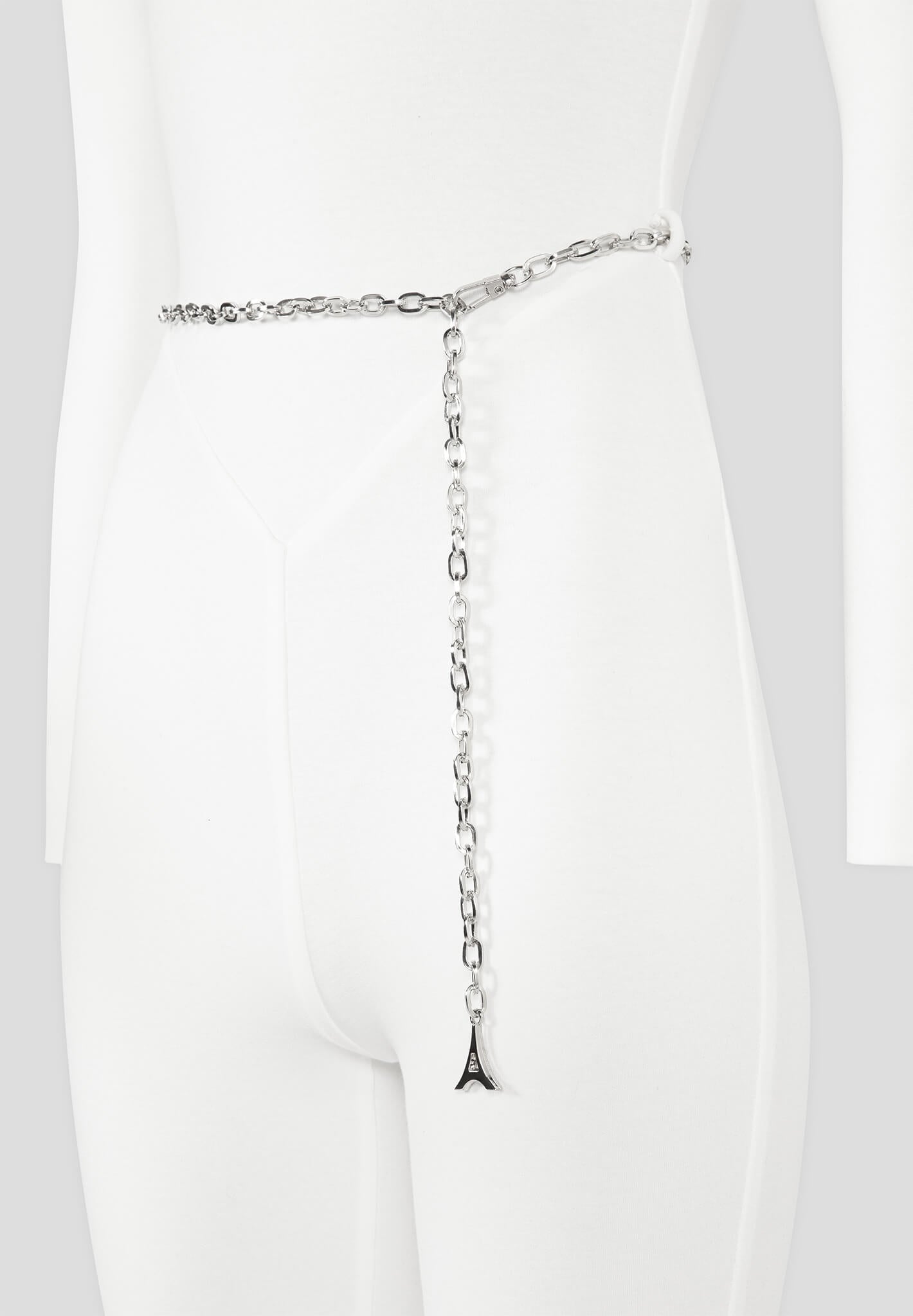 Eiffel Chain Detail Jumpsuit - Off White