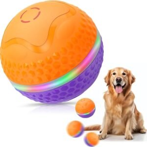 Interactive Dog Toys Ball, Automatic Rolling Toy