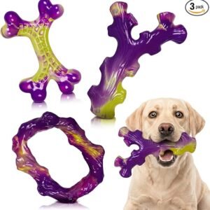 Frienhund Tough Dog Toys for Aggressive Chewers 3 Pack