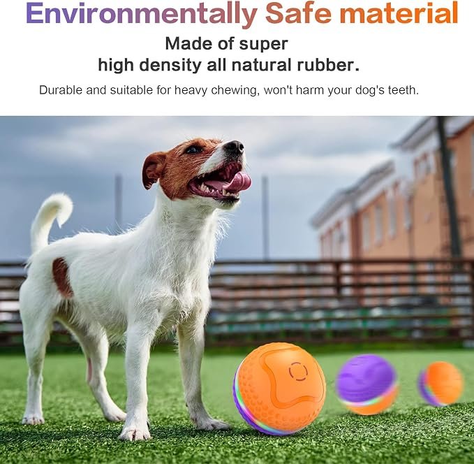 Interactive Dog Toys Ball, Automatic Rolling Toy - Image 4